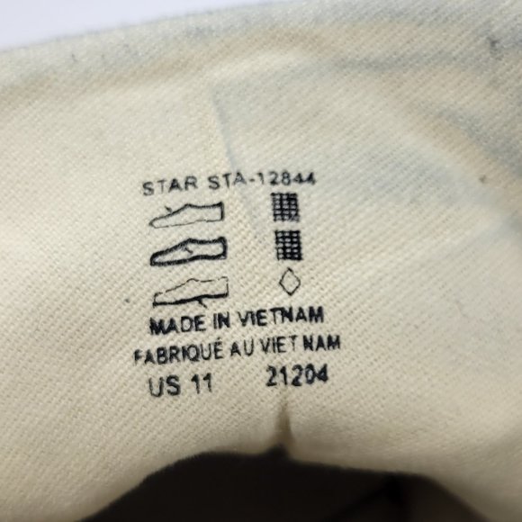 Taos Star Blue Wash Canvas Sneakers Women's Size 11 - Picture 8 of 11